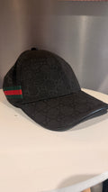 Casquette Gucci GG Noir – Bande Web Iconique