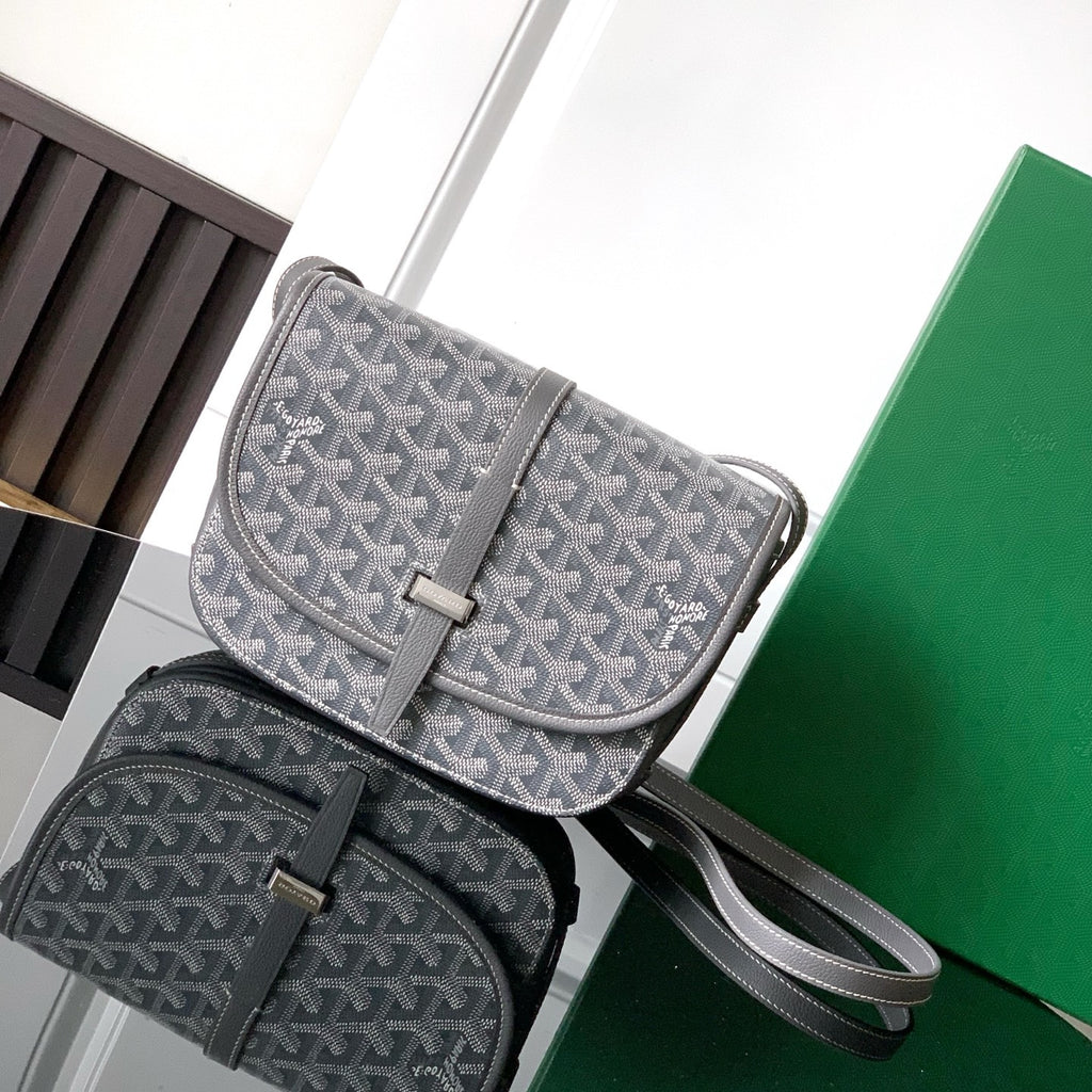 Sac Goyard Belvedère Gris – Bandoulière Luxe