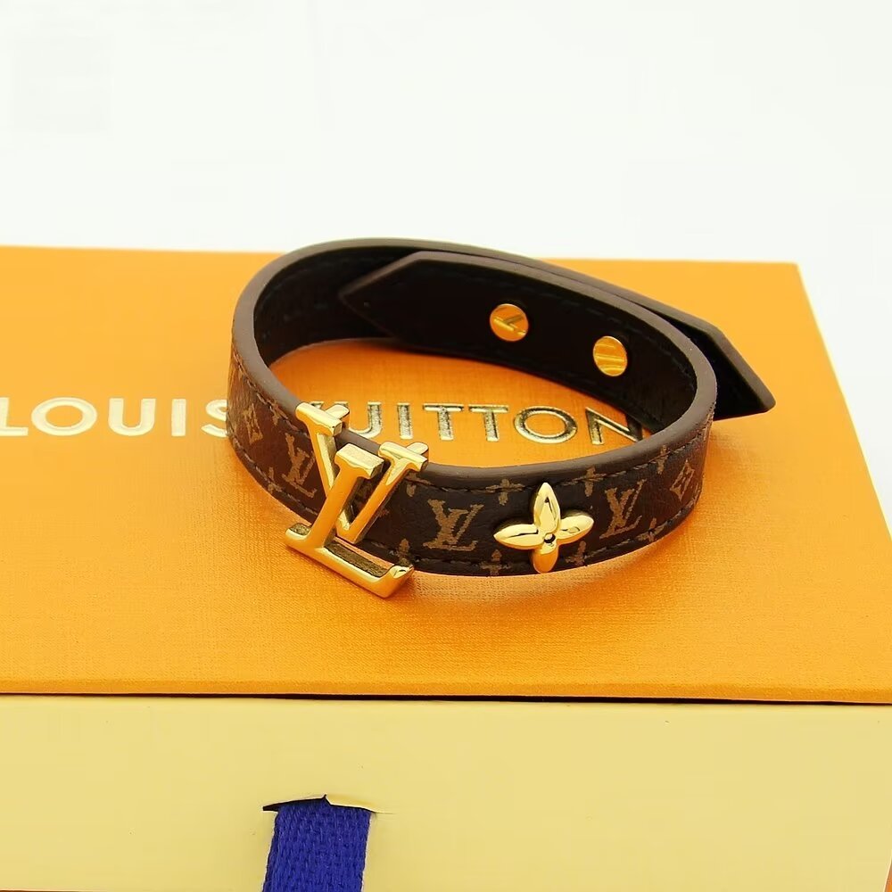 Bracelet Premium Monogram Doré – Élégance Intemporelle