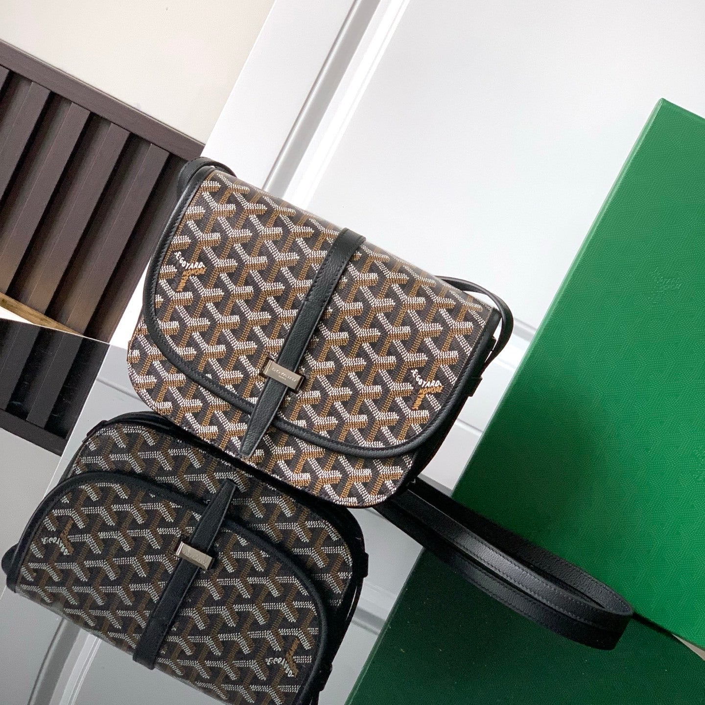 Sac Goyard Belvedère Gris – Bandoulière Luxe