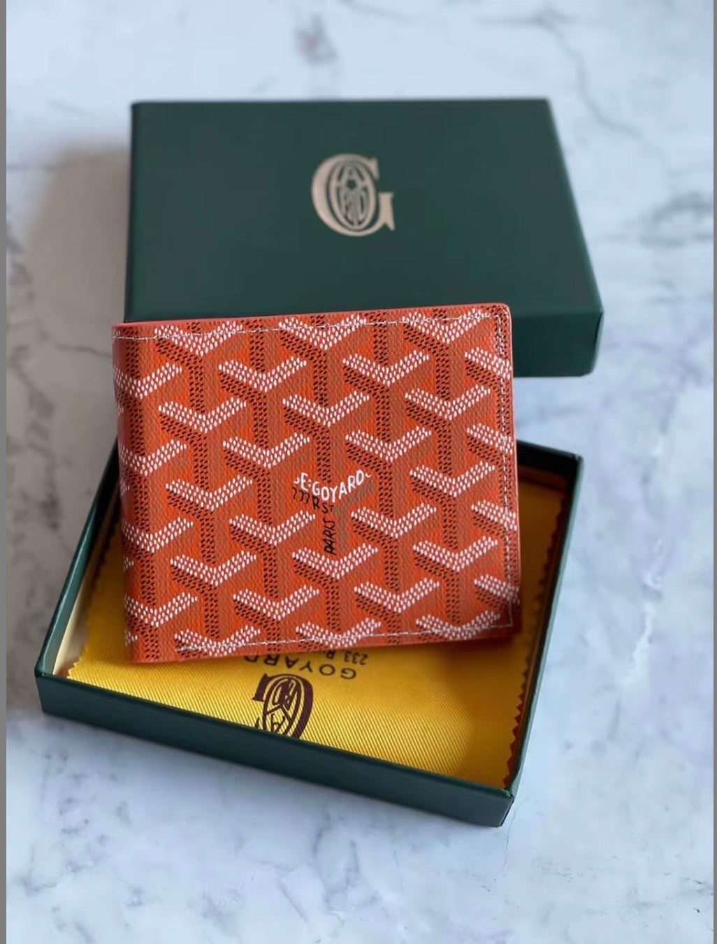 Portefeuille Goyard Premium – Élégance Intemporelle