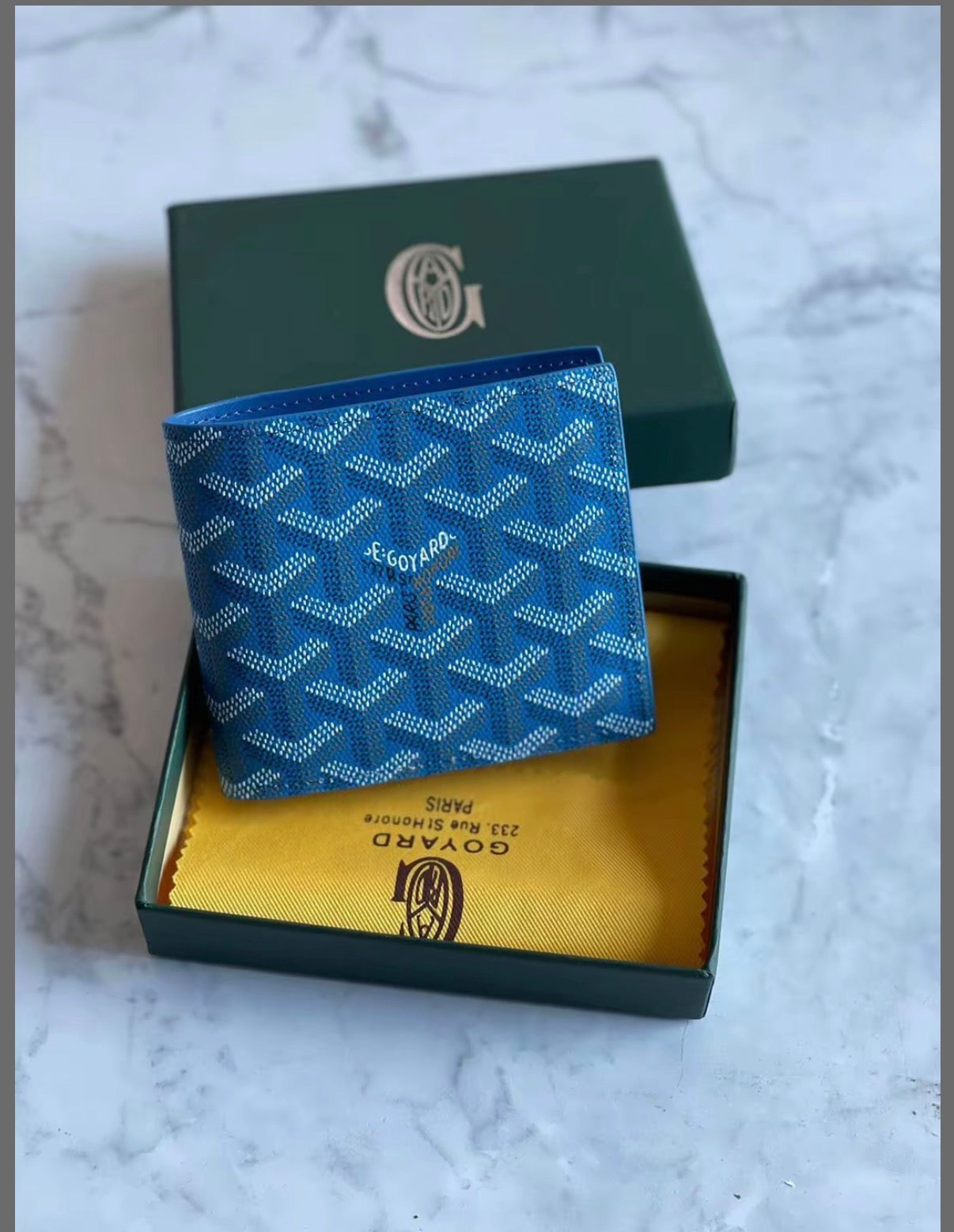 Portefeuille Goyard Premium – Élégance Intemporelle