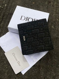 Portefeuille Dior Oblique Noir – Élégance & Prestige