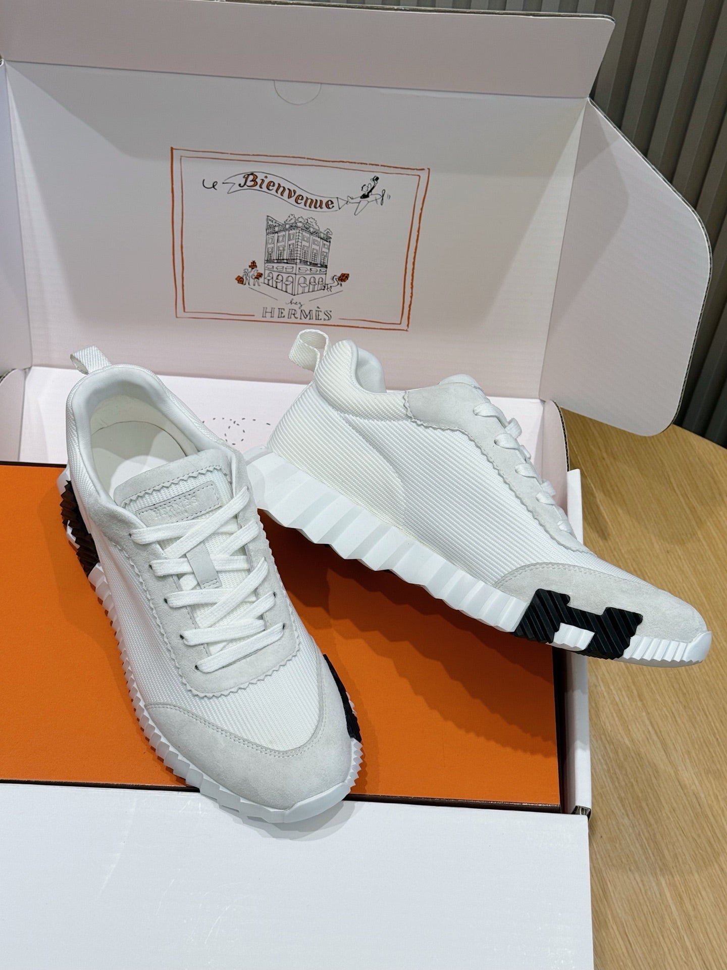 Hermès Bouncing Blanche – Sneakers Luxe Homme/Femme