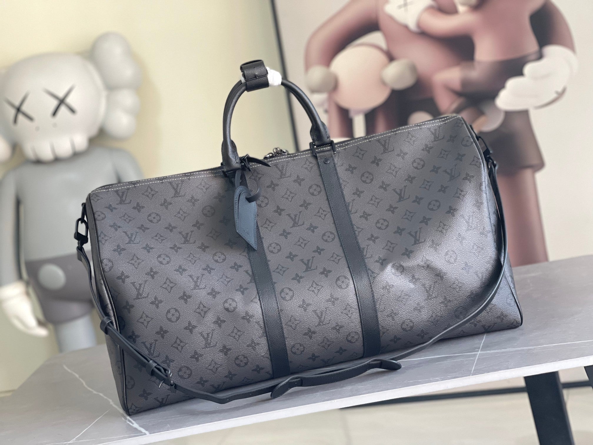 Sac de Voyage Louis Vuitton Keepall Eclipse Noir
